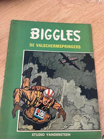 Biggles de valschermspringers eerste druk Willy Vandersteen beschikbaar voor biedingen