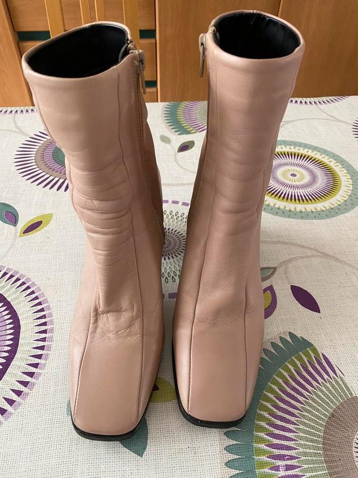 DEPP laarzen maat 37 gemaakt in Spanje, Kleding | Dames, Schoenen, Zo goed als nieuw, Roze, Ophalen of Verzenden
