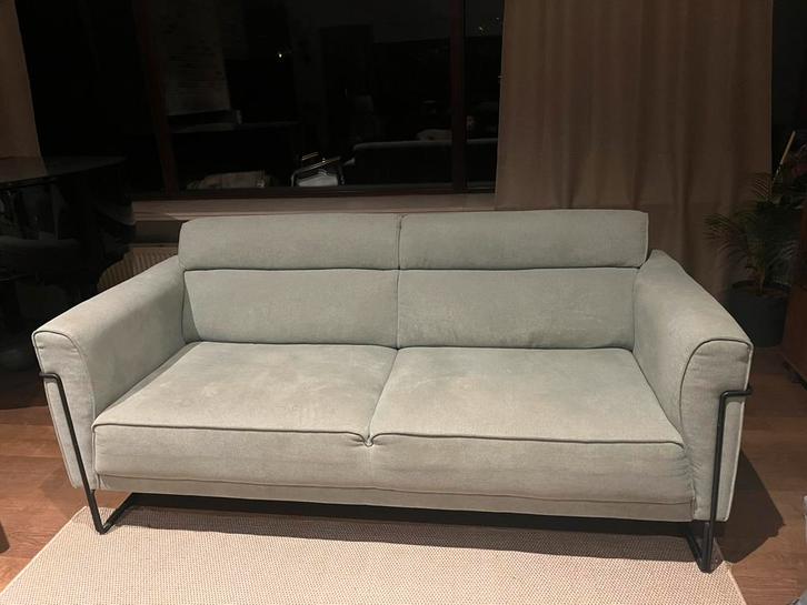 Zetel mint green - nog in Plastic (dubbel gekocht ), Huis en Inrichting, Zetels | Zetels, Nieuw, Rechte bank, Tweepersoons, 150 tot 200 cm