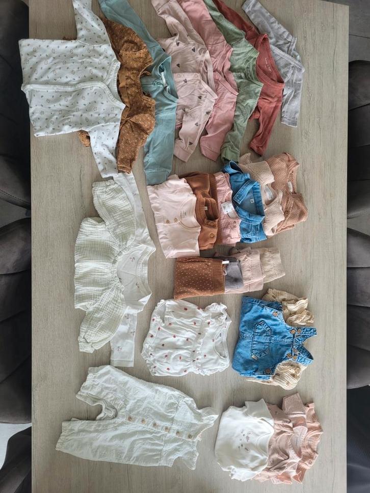 Meisjeskleren maat 50/60., Kinderen en Baby's, Babykleding | Baby-kledingpakketten, Zo goed als nieuw, Maat 50, Ophalen