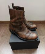 Boots Bronson - leder - 42 - bruin gevlamd, Kleding | Heren, Schoenen, Bruin, Verzenden, Boots, Zo goed als nieuw