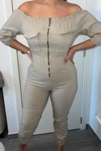 Beige jumpsuit, Kleding | Dames, Jumpsuits, Ophalen, Zo goed als nieuw, Beige