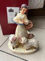 White Woodland Belle with Sheep Disney Traditions, Ophalen of Verzenden, Assepoester of Belle, Nieuw, Beeldje of Figuurtje