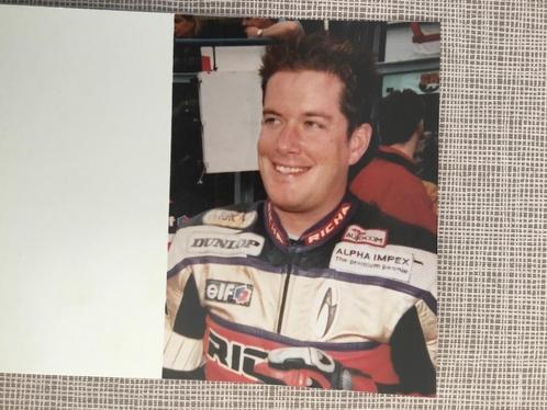 Wereldkampioen snelheid op de motor A.Aerts+ in race 2004, Verzamelen, Bidprentjes en Rouwkaarten, Bidprentje, Ophalen of Verzenden