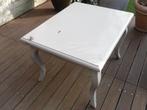 Lichtgrijze Geschilderde Salontafel, Ophalen, Gebruikt, 50 tot 100 cm, 50 tot 100 cm