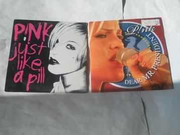 2 CD SINGLES - PINK, Cd's en Dvd's, 2 t/m 5 singles, Ophalen of Verzenden, Zo goed als nieuw