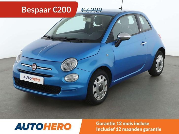 Fiat 500 1.2 Mirror (bj 2018), Auto's, Fiat, Te koop, ABS, Airbags, Airconditioning, Bluetooth, Boordcomputer, Centrale vergrendeling