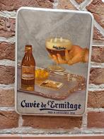 Belle publicité 1963 Cuvée de l'Ermitage Union Jumet, Enlèvement ou Envoi, Utilisé, Panneau publicitaire