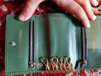 Tweedehands groene leren sleutelhouder / etui, Ophalen, Zo goed als nieuw, Groen, Leder