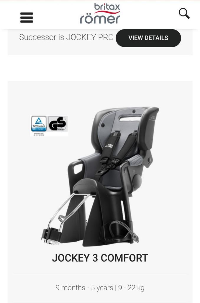 Fietsstoel Britax römer kinderfietszadel, Fietsen en Brommers, Fietsaccessoires | Fietsstoeltjes, Ophalen