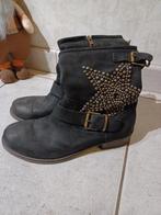 Bottines noires taille 38, Vera Gomma, Bottes, Enlèvement ou Envoi, Comme neuf