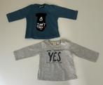 2 longsleeves babyjongen - Zara - mt 68, Kinderen en Baby's, Ophalen of Verzenden, Zo goed als nieuw, Jongetje, Shirtje of Longsleeve