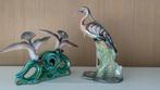 Twee sculpturen polychroom H Bequet, Ophalen