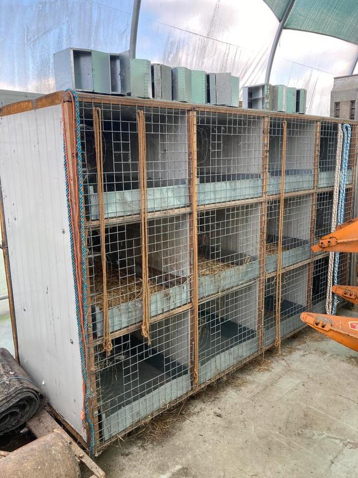 konijnen hok, Dieren en Toebehoren, Knaagdieren en Konijnen | Toebehoren, Zo goed als nieuw, Ophalen