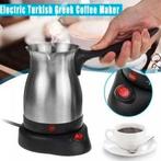 Nieuwe 600ml Elektrisch Roestvrij Staal Turks Espresso Koffi, Enlèvement ou Envoi, Neuf