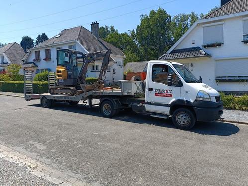 Remorque trekker BE 5000kg porte engins plateau, Autos : Divers, Remorques, Utilisé, Enlèvement ou Envoi