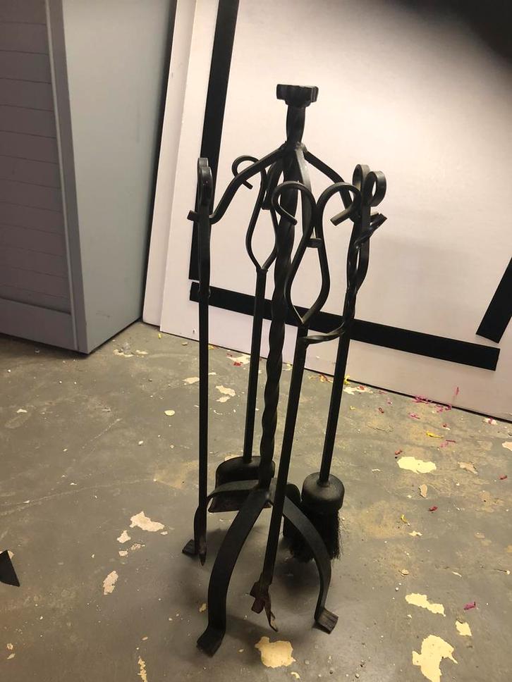 Set open haard zo goed als nieuw, Huis en Inrichting, Haarden, Zo goed als nieuw, Ophalen