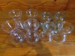 8 Hyacint glazen, Ophalen, Gebruikt, Glas, Minder dan 50 cm