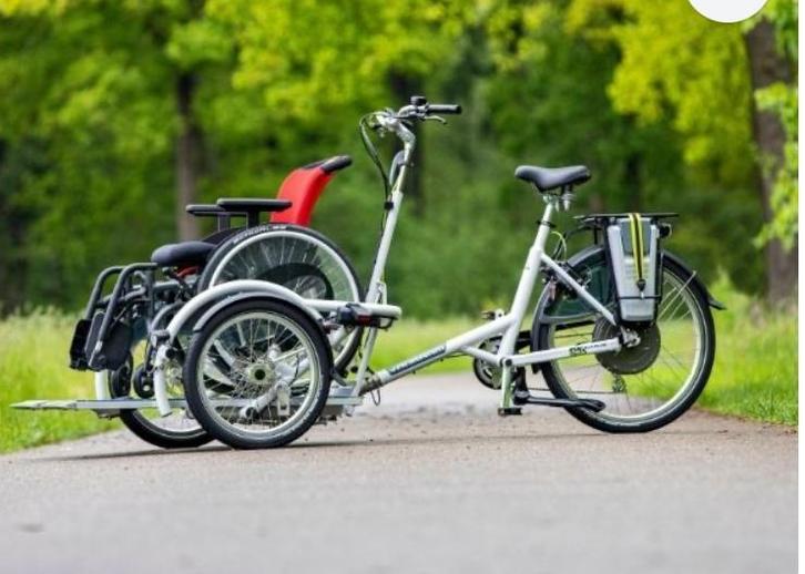 top VeloPlus rolstoeltransportfiets rolstoel fiets is ontwi, Divers, Chaises roulantes, Comme neuf, Fauteuil roulant électrique
