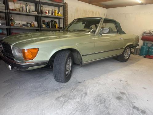 Mercedes 450 SLC, Auto's, Oldtimers, Particulier, Elektrische ramen, Lederen bekleding, Lichtmetalen velgen, Metaalkleur, Mistlampen