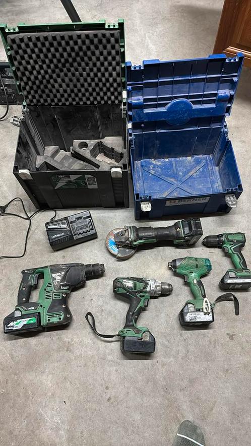 Hikoki set, Doe-het-zelf en Bouw, Gereedschap | Handgereedschap, Gebruikt, Ophalen