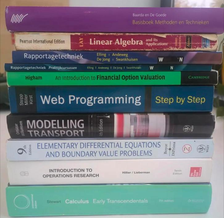 Studieboeken computer science en wiskunde (EN/NL), Boeken, Stock en Verzamelingen, Ophalen