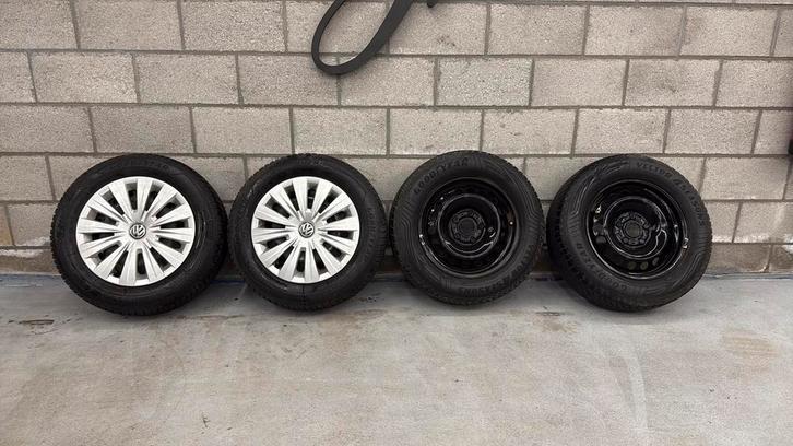 Kit hivers 5x112 195/65 R16 Goodyear, Auto-onderdelen, Banden en Velgen, Band(en), Winterbanden, Ophalen