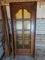 Volle eiken deuren vintage 3stuks., Doe-het-zelf en Bouw, Deuren en Vliegenramen, Ophalen, 80 tot 100 cm, Binnendeur, Zo goed als nieuw