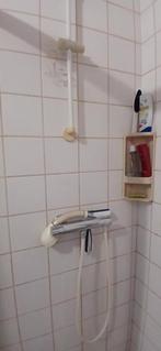 Bac de douche avec paroi, Enlèvement, Utilisé, Verre, Douche