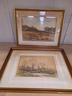 2 aquarelles du John SHIRREFFS signées, Enlèvement