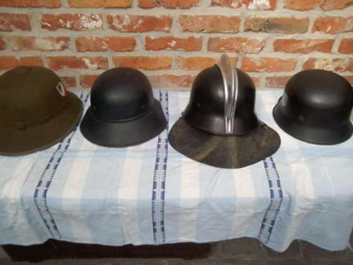 Duitse kepi helm Alu Polizei Feuerwehr KYFFHAUSER, Verzamelen, Militaria | Tweede Wereldoorlog, Overige soorten, Helm of Baret