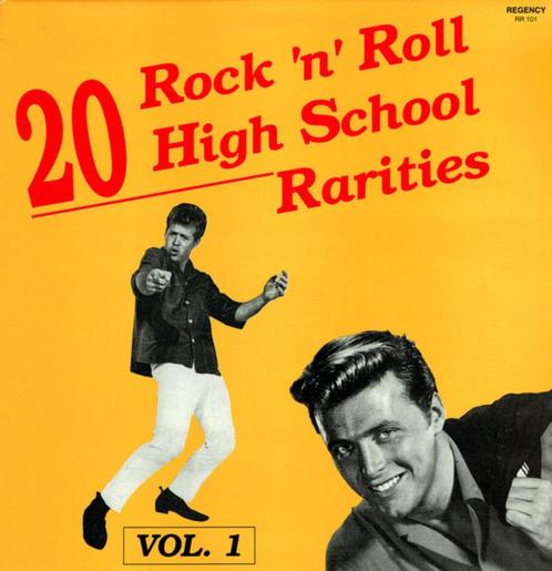 20 Rock'n'Roll High School Rarities Vol. 1 - Popcorn Lp, Cd's en Dvd's, Vinyl | R&B en Soul, Zo goed als nieuw, 1960 tot 1980