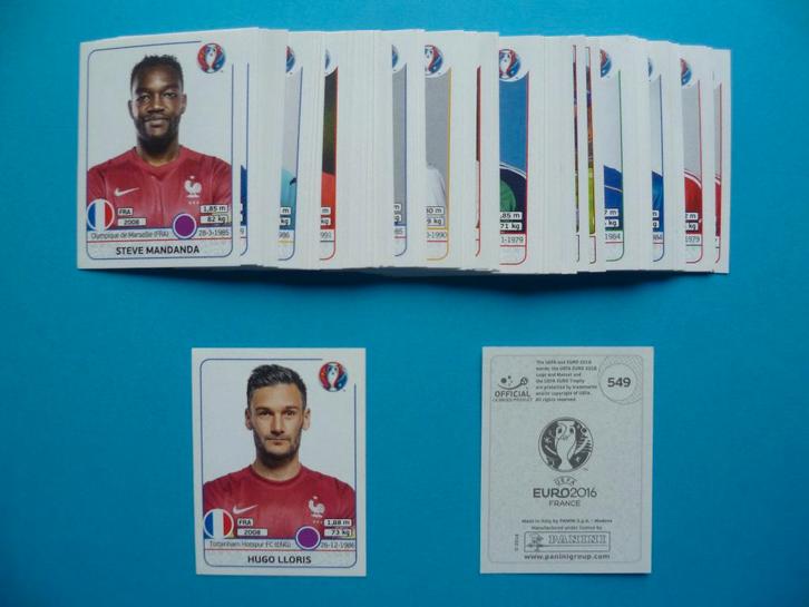 Panini Football stickers plaatjes voetbal Euro 2016 France, Verzamelen, Overige Verzamelen, Zo goed als nieuw, Ophalen of Verzenden