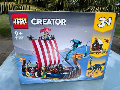 Lego 31132 Creator 3-in-1 Vikingschip en de Midgaardslang, Hobby en Vrije tijd, Modelbouw | Overige, Nieuw, Ophalen