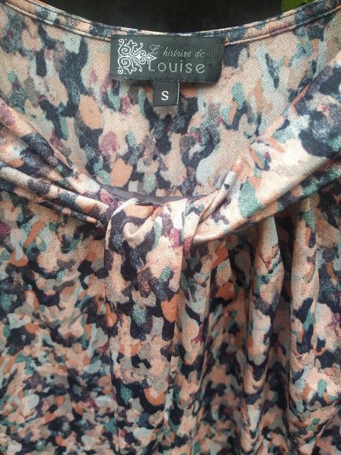 top Morrison-100 % zijde-maat 38+L'histoire de Louise, Kleding | Dames, Topjes, Zo goed als nieuw, Maat 38/40 (M), Blauw, Zonder mouw