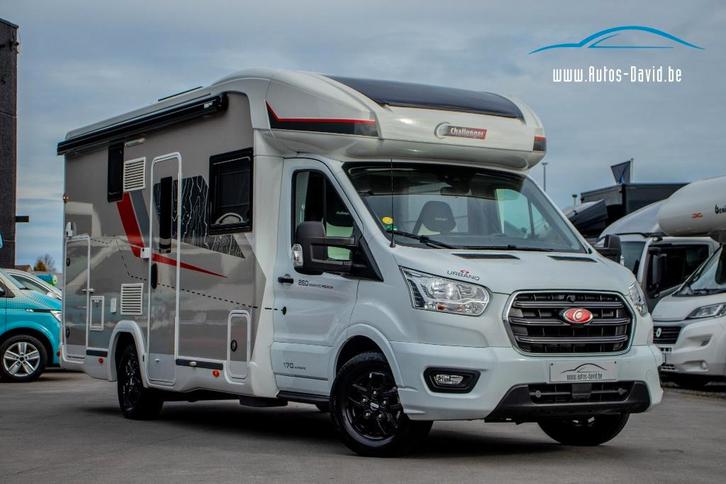 Challenger 260 Graphite Premium 4 Slaappl. 170PK Aut. Ford, Caravans en Kamperen, Mobilhomes, Bedrijf, tot en met 4, Half-integraal