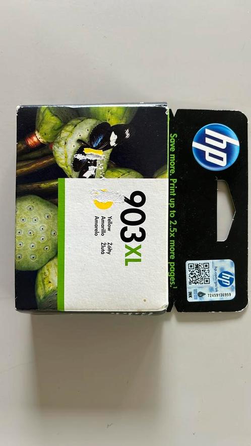 HP 903XL originele high-capacity gele & zwarte inktcartridge, Informatique & Logiciels, Fournitures d'imprimante, Comme neuf, Cartridge