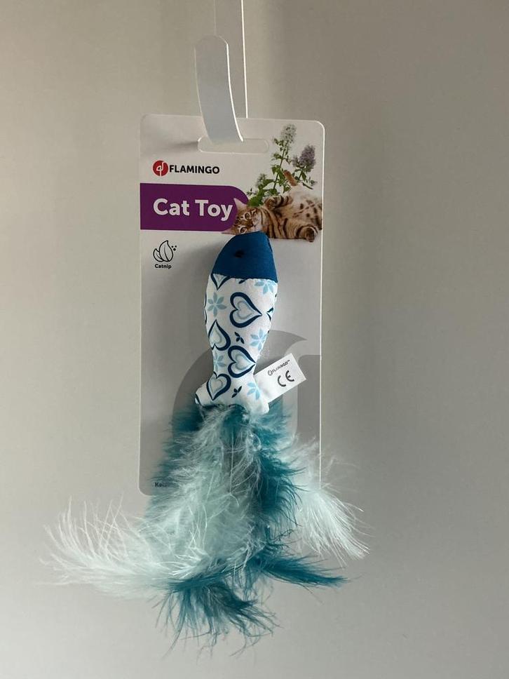 Kattenspeeltje:icevis, Dieren en Toebehoren, Kattenspeelgoed, Nieuw, Ophalen of Verzenden