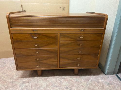 Vintage rolltop desk van Gianfranco Frattini, Antiek en Kunst, Antiek | Kantoor en Zakelijk, Ophalen