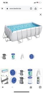 Piscine Bestway avec pompe et échelle/dalles gratuite, Jardin & Terrasse, Enlèvement, Comme neuf