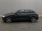 Audi A3 TDI adaptieve cruise controle, Auto's, Voorwielaandrijving, 4 cilinders, Zwart, Leder