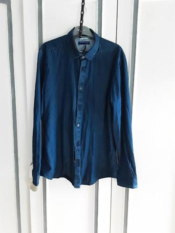 chemise jeans bleu slim taille M beschikbaar voor biedingen