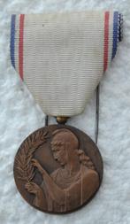 Medaille, Fr bronzen Medaille Reconnaissance Francaise 40-45, Overige soorten, Ophalen of Verzenden, Lintje, Medaille of Wings