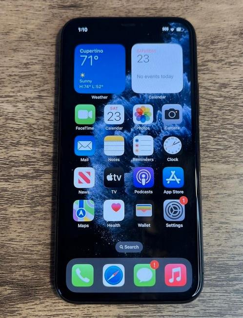 iPhone 11 pro max, Télécoms, Téléphonie mobile | Apple iPhone, Comme neuf, 64 GB, Sans abonnement, Sans simlock, iPhone 11, Noir