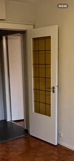 Antieke glazen binnendeur standaardmaat (78cm x 201,5 cm), Doe-het-zelf en Bouw, Deuren en Vliegenramen, Ophalen, Minder dan 80 cm