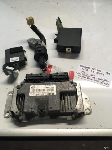 Peugeot 107 1.0 B 5drs 2009 2500072  ECU set Bosch 0261S0446 beschikbaar voor biedingen
