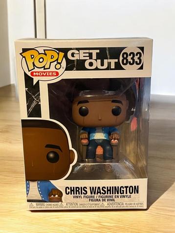 Figurine POP Movies Get Out 833 Chris Washington neuve disponible aux enchères