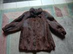 Bontjas nerts - maat 46, Kleding | Dames, Jassen | Winter, Ophalen, Zo goed als nieuw, Maat 46/48 (XL) of groter