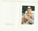 Pieter Theophile PIETERS Diepenbeek 1910 Dormaal 2002 honden, Verzamelen, Bidprentjes en Rouwkaarten, Verzenden, Bidprentje