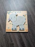 Houten puzzel schaap, Comme neuf, Enlèvement, 6 mois à 2 ans, Moins de 10 pièces